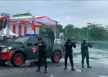 Aksi Siaga Batalyon A Brimob Kaltim & Polresta Balikpapan