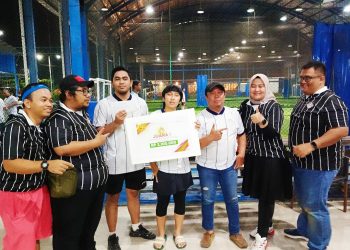 “Wartawan FBI Tampil Juara Satu Badminton, Ikut Meriahkan 22 Tahun Hulu Migas Kalsul”
