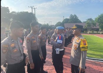 Cek Kedisiplinan Personil, Kasi Propam Polres Kukar Gelar Operasi Gaktibplin