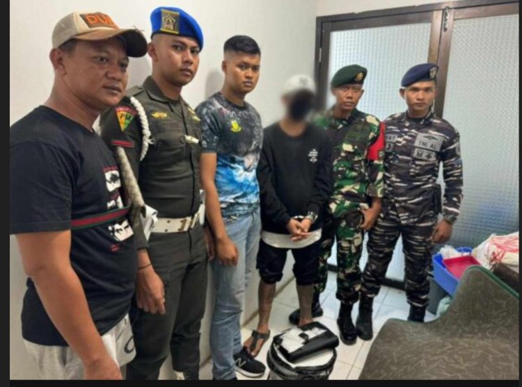 Satgas Yonarmed 11 Kostrad Gagalkan Penyeludupan 156 Gram Sabu Dari Malaysia