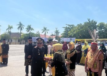 Wakapolres Berau Hadiri Upacara  Hari Jadi Kabupaten Berau Ke-71 Dan Kota Tanjung Redeb Ke-214