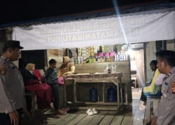 Polsek Biduk-Biduk Polsubsektor Batu Putih Tangani Situasi Pasca Gempa di Kecamatan Batu Putih