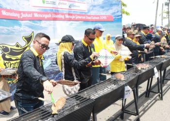 Kapolres Berau Hadiri Kegiatan Manutung Jukut Ke-8 Tahun 2024