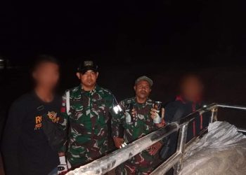 Ribuan Miras Asal Malaysia Digagalkan Satgas Pamtas Yonarmed 11/GG/2/2 Kostrad