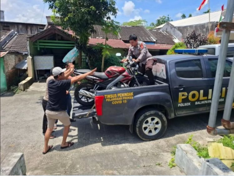 Motor di Parkiran RDMP Balikpapan Dicuri, Pelaku Kelabui Seolah Sedang Mogok