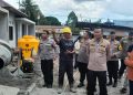 Itwasda Polda Kaltim Pantau Progres Pembangunan Rumah Dinas Polsek Di Kab. Berau