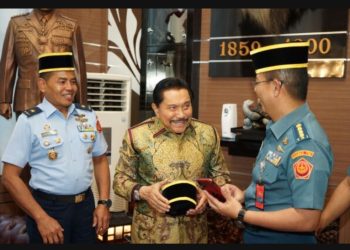 Perwakilan Pati Mabes TNI Silaturahmi Ke Jenderal TNI (Purn) A.M. Hendropriyono Dalam Rangka HUT Ke-79 TNI