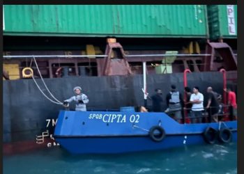 Bakamla RI Gagalkan Transaksi BBM Ilegal di Perairan Batam