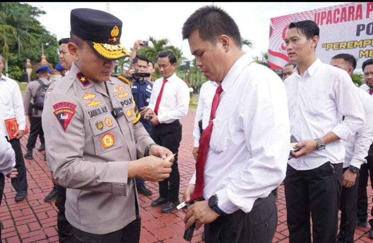 Pastikan Profesionalisme dan Keamanan, Wakapolda Kaltim Pimpin Pemeriksaan Senpi