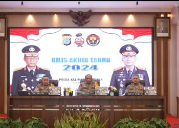 Polda Kaltim Gelar Rilis Capaian Kinerja Akhir Tahun