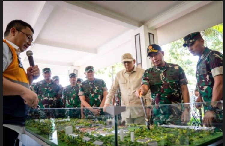 Wakasad Dampingi Menhan RI Tinjau Fasilitas Latihan Tempur