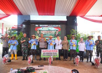 Pangdam VI/Mulawarman Hadiri Penanaman Jagung Serentak 1 Juta Hektar di Kalimantan Timur