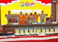 Polda Kaltim Ungkap Puluhan Kilo Gram Sabu dan Ekstasi, Lima Tersangka Diamankan