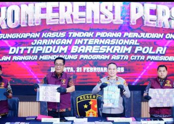 Bareskrim Polri Bongkar Jaringan Judi Online Internasional 1XBET, 9 Tersangka Diamankan
