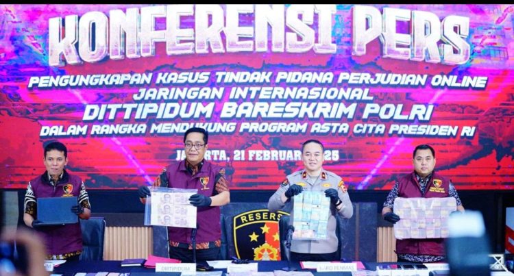 Bareskrim Polri Bongkar Jaringan Judi Online Internasional 1XBET, 9 Tersangka Diamankan