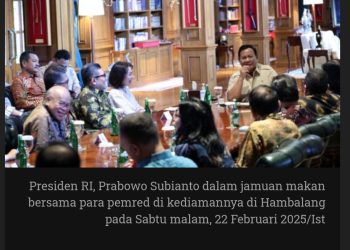 Prabowo Gelar Diskusi dengan Pimpinan Media