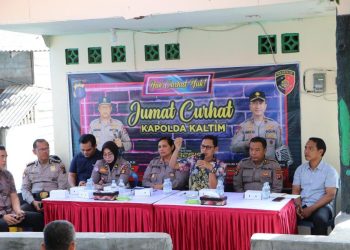 Jumat Curhat Polda Kaltim, Sinergi Bersama Warga Sepinggan Raya untuk Mewujudkan Kamtibmas