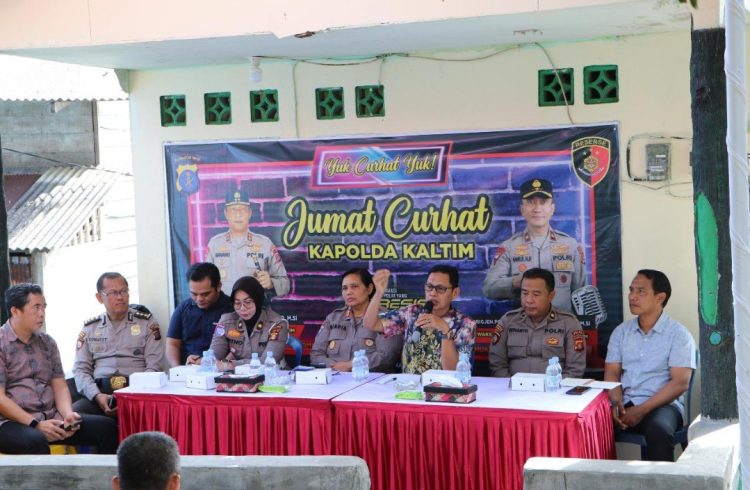 Jumat Curhat Polda Kaltim, Sinergi Bersama Warga Sepinggan Raya untuk Mewujudkan Kamtibmas