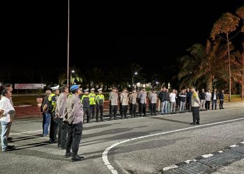 Pastikan Sitkamtibmas Aman selama Bulan Ramadhan, Polres PPU Gelar Apel Patroli KRYD