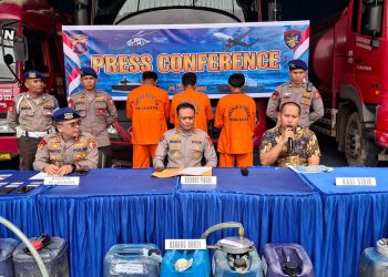 Korpolairud Baharkam Polri Ungkap Kasus Penyelundupan BBM Bersubsidi, Tiga Orang Pelaku Diamankan