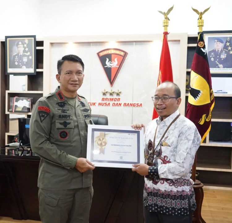Satrimob Polda Kaltim Raih Predikat Terbaik, Dari Kemenkeu