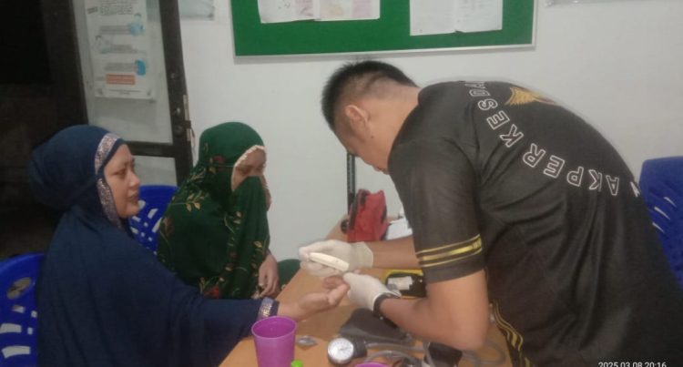 Satgas TMMD ke 123 Kodim 0905/BPP Beri Pelayanan Kesehatan WargaTritip