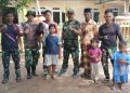 Satgas TMMD ke 123 Kodim 0905/BPP Bercanda Tawa Bersama Warga Tritip