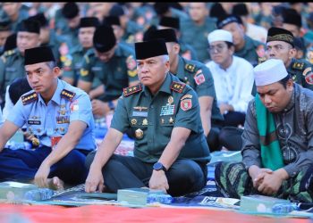 Penuh Khidmat, Kodam VI/Mulawarman Peringati Nuzulul Quran 1446 H/2025 M di Halaman Makodam