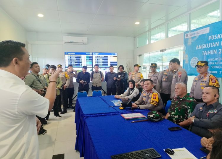 Polda Kaltim Lakukan Pengecekan Pos Terpadu di Bandara SAMS Sepinggan dalam Rangka Operasi Ketupat Mahakam 2025