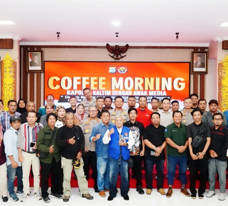 Kapolda Kaltim Gelar Coffee Morning Bersama Awak Media, Perkuat Sinergi dan Transparansi Informasi Publik