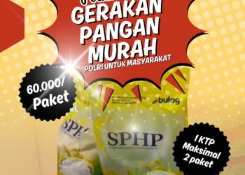 Buruan…!!! Polda Kaltim Gelar Gerakan Pangan Murah di Polresta Balikpapan, Sediakan 1.000 Paket Beras