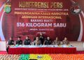 Polda Metro Jaya Bekuk Jaringan Pengedar Internasional, Sita 516 Kg Sabu