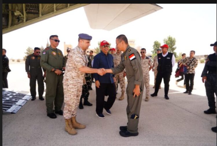 Satgas Garuda Merah Putih-II Mendarat di Yordania, Siapkan Penyaluran Bantuan ke Gaza