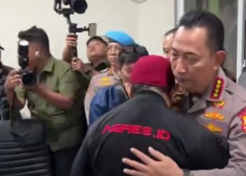 Kapolri Minta Maaf ke Keluarga Ojol yang Tewas Tertabrak Rantis Brimob