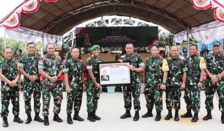 Dankodiklatad Tinjau Pembangunan Pangkalan Yonif 826/BTB di IKN