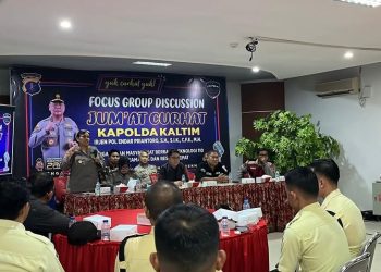POLDA KALTIM GELAR JUMAT CURHAT Teknologi 110 Jadi Andalan Pengamanan Masyarakat