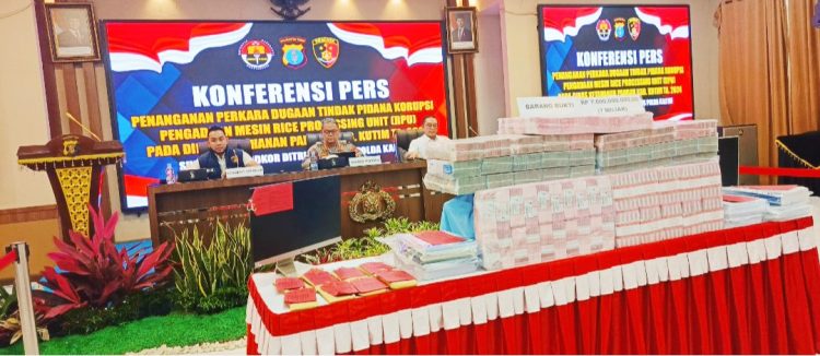 Ditreskrimsus Polda Kaltim Ungkap Dugaan Korupsi Proyek Mesin Penggilingan Padi Senilai Rp25 Miliar