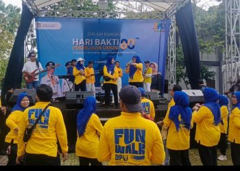 Dinas PU Balikpapan Gelar Fun Walk dan Bakti Sosial di Hari Bakti ke-80