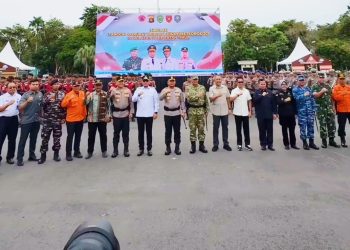 Simulasi Bencana Hidrometeorologi di Kaltim: 1.684 Personil Polri Disiagakan