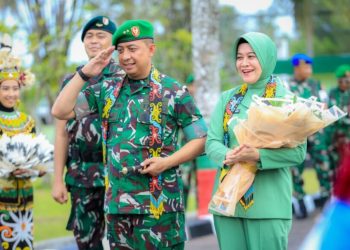 Pangdam Kunjungi Prajurit Yonif 600/Modang, Tekankan Kesejahteraan dan Kewaspadaan