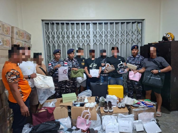 Sinergi Aparat di Perbatasan, Penyelundupan Barang Asal Malaysia Digagalkan