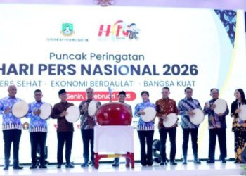 Puncak HPN 2026 di Serang, Cak Imin Ingatkan Resiko “Brain Rot” di Era Digital