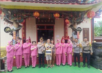 Antisipasi Gangguan Kamtibmas, Kapolres Tarakan Cek Langsung Vihara Jelang Imlek