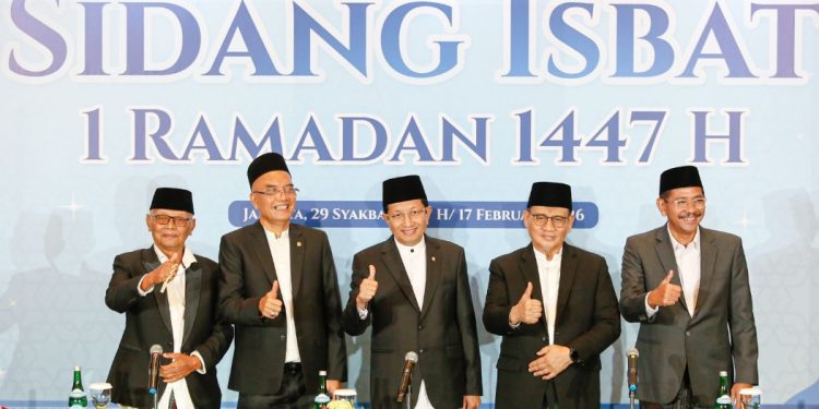 Pemerintah Tetapkan 1 Ramadan 1447 H Jatuh pada Kamis 19 Februari 2026