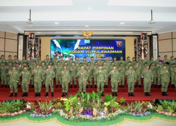 Pangdam VI/Mulawarman Resmikan Rapim TA 2026, Tekankan Sinergi TNI dan Rakyat