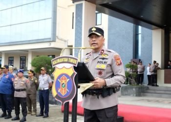 Perkuat Sinelaritas TNI-Polri, Wakapolda Kaltim Pimpin Apel Siaga Pengamanan Ramadan di Balikpapan