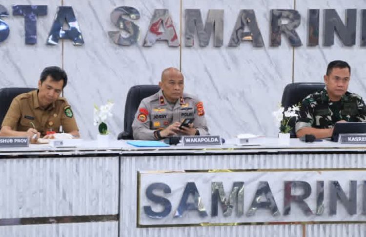 Perkuat Sinergi Pengamanan Lebaran 2026, Wakapolda Kaltim Ikuti Rakor Lintas Sektoral Nasional Secara Virtual