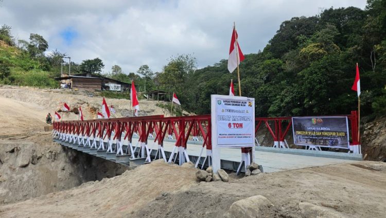 TNI Bangun Akses Rakyat: Pangdam Pastikan Jembatan Bailey Perkuat Logistik Wilayah