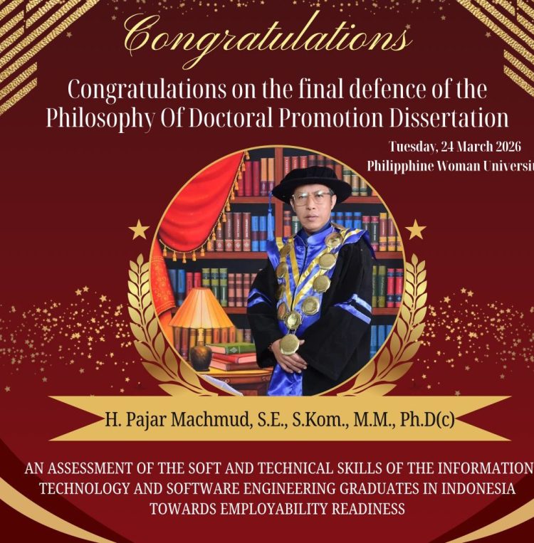 Alhamdulillah! H. Pajar Alumni STMN Tarakan Siap Tempuh Sidang Doktoral di Filipina