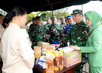 Bazar Murah TNI di Balikpapan: Menjaga Moril Prajurit Menjelang Lebaran